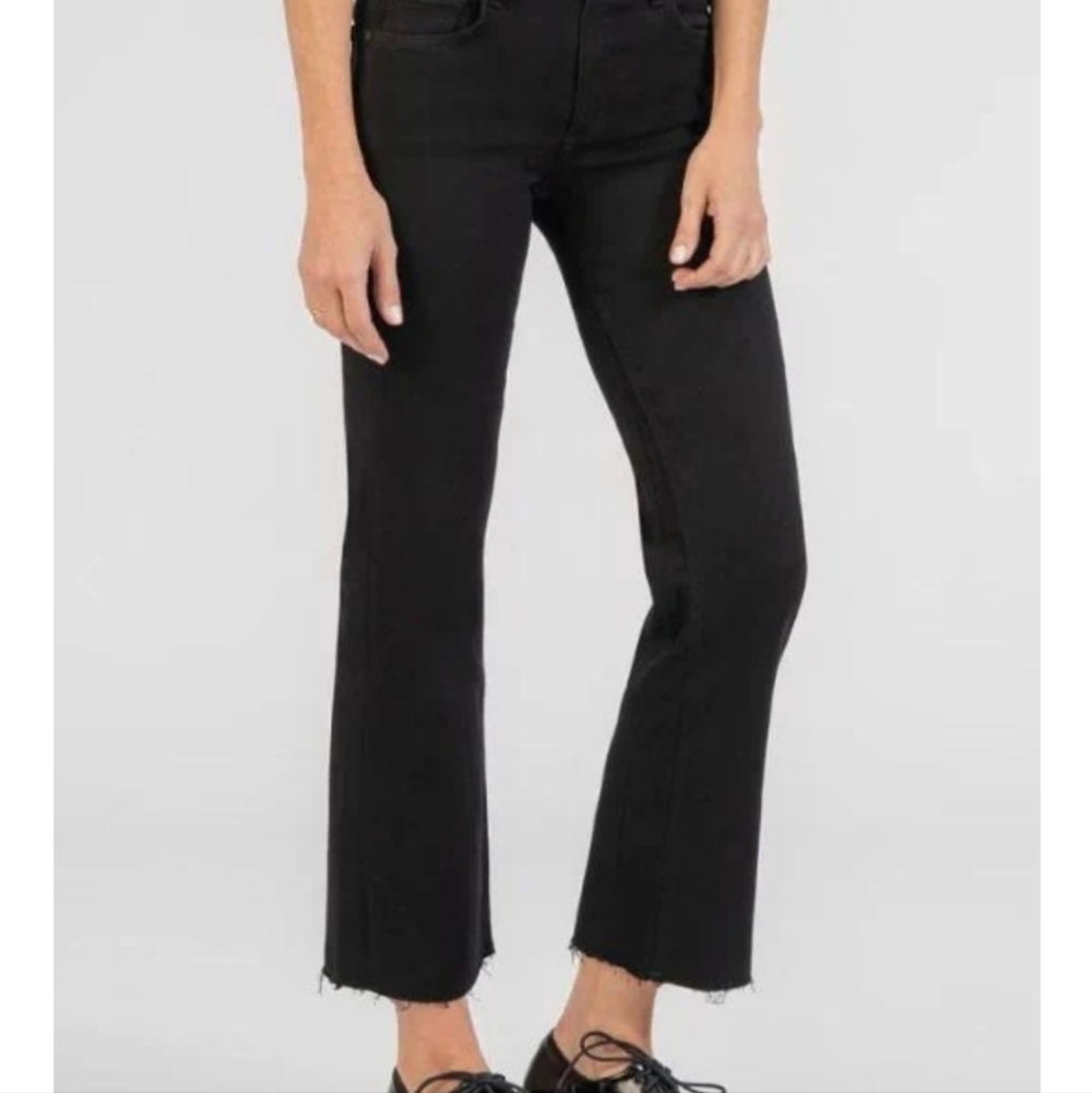Kut From The Kloth Denim Kelsey Mid Rise Ankle Flare Jeans